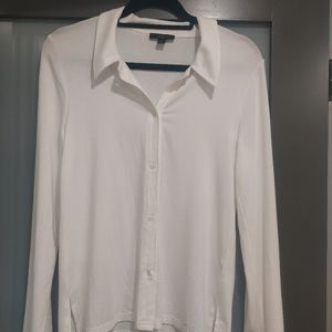 JCREW white Re-imagined button down women's shirt. S.